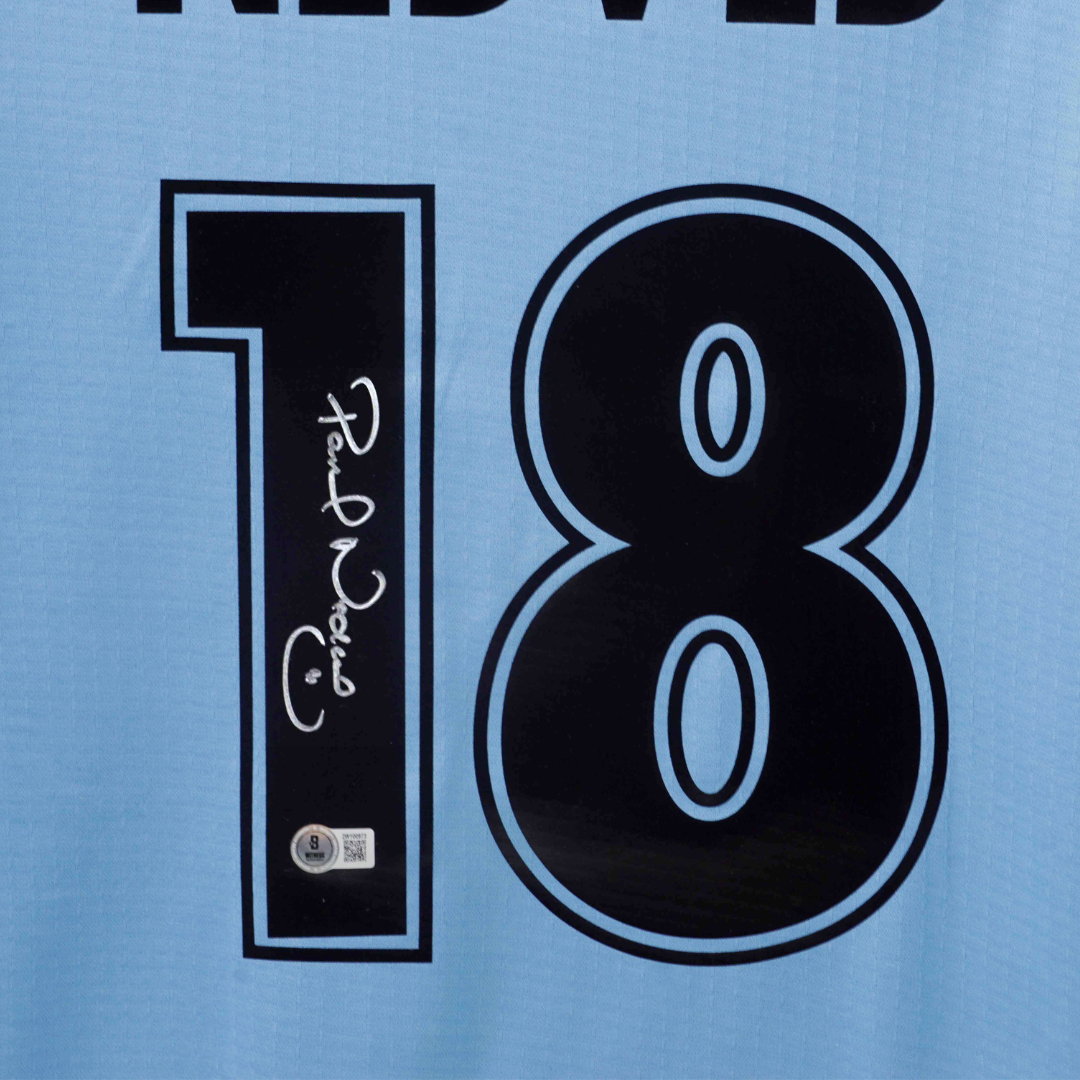 Pavel Nedved Signed S.S. Lazio Home Soccer Jersey #18 with Beckett Witness